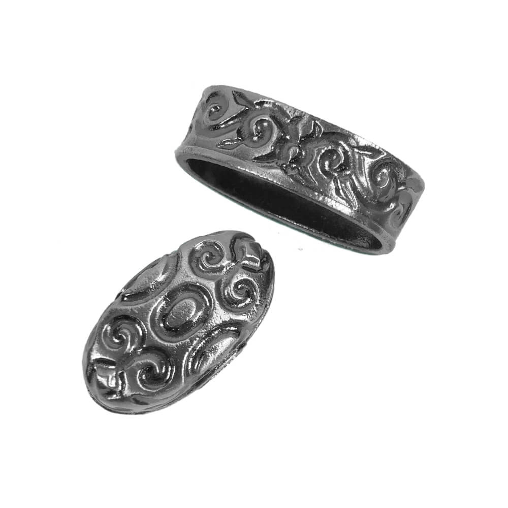 2328】刀装具 江戸～ オリジナル 赤銅地 犬金具 3g（初品・買取