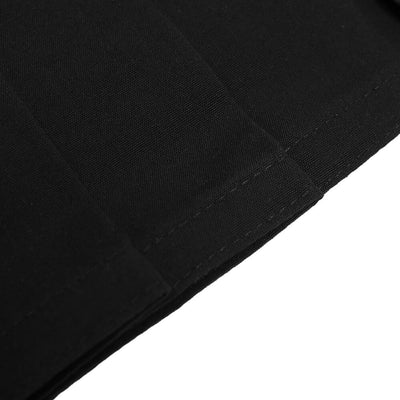 Bottom of the hakama reinforced with 2 lines of stitching