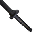 Superior Shima Kokutan Bokken (Asian Ebony) with Tsuba & Tsubadome - Gold Signature - By Master Aramaki