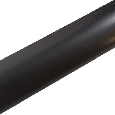 Superior Shima Kokutan Bokken (Asian Ebony) with Tsuba & Tsubadome - Gold Signature - By Master Aramaki