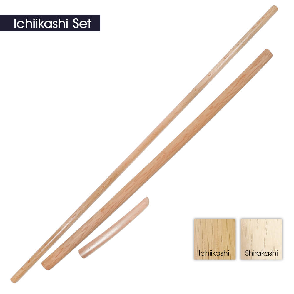 Aikido Iwama Ryu Bokken, Jo & Tanto Set - Made in Japan