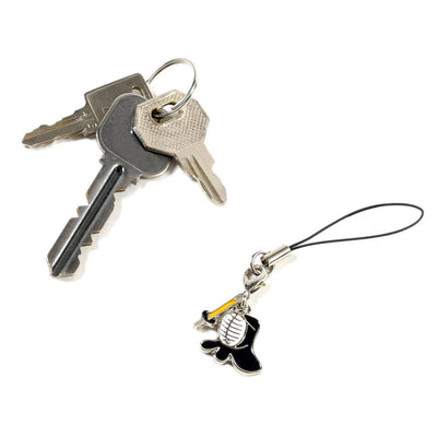 keyholder featuring navy helmet and shinai 