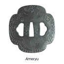 Minosaka Tsuba Ameryu