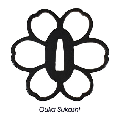 Minosaka Tsuba Ouka Sukashi