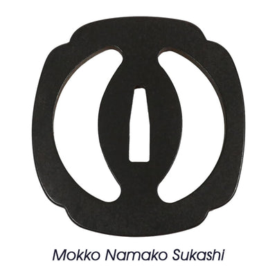 Minosaka Tsuba Mokko Namako Sukashi