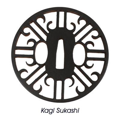 Minosaka Tsuba Kagi Sukashi