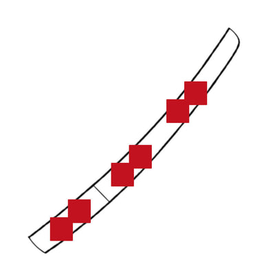 「短刀文字彫り」③