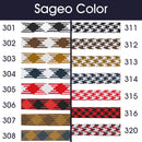 Bicolored Sageo (Shigeuchi Weave)